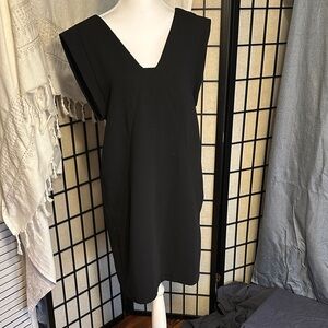 Reiss Elegant Black Sleeveless Mini Dress